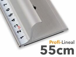 55cm - Sicherheitslineal - Aluminiumlineal