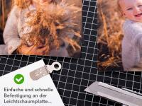 Leichtschaumplatten Metallaufhänger
