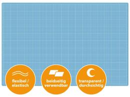 Schneidematte transparent gross