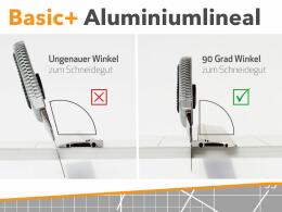 Aluminiumlineal Stahlkante