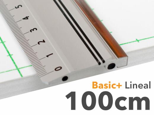 100cm Lineal aus Aluminium
