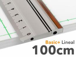 100cm Lineal aus Aluminium