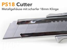Profi Teppichmesser Cutter Metall